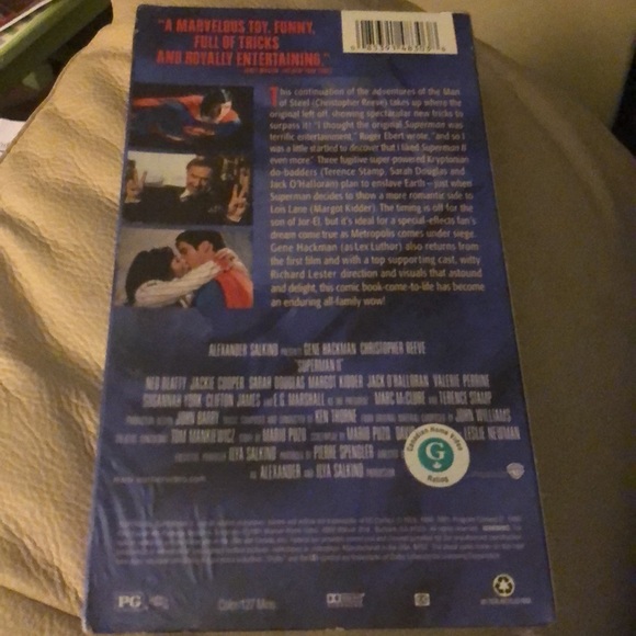 Superman II (2) - VHS - New and Sealed! - Picture 2 of 4